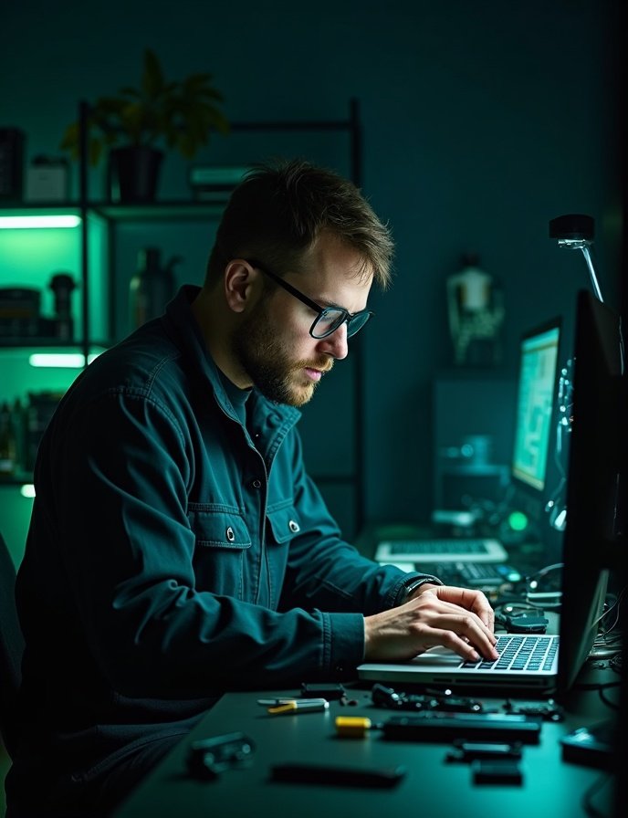 Laptop Repair Pro technician at work